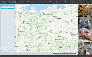 Wirtualne e-mapy z kamerami w programie do monitoringu NVMS  2.0