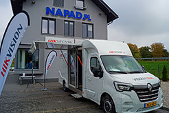 Hikvision mini truck show w alarm tech