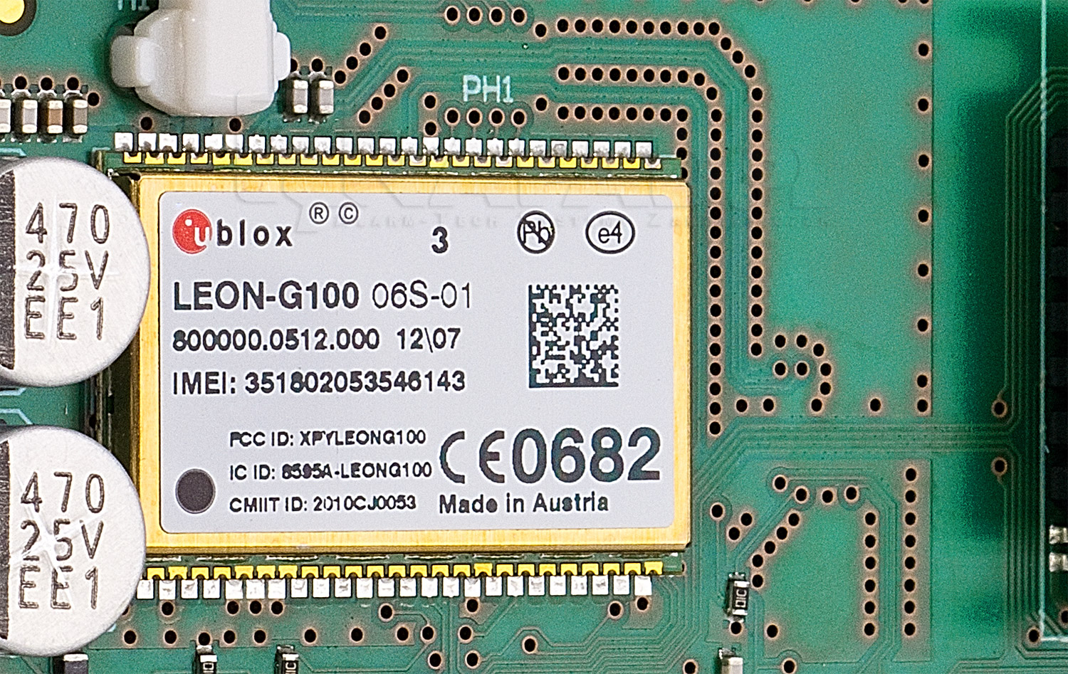 Element elektroniki LEON-G100 modułu GSM-5